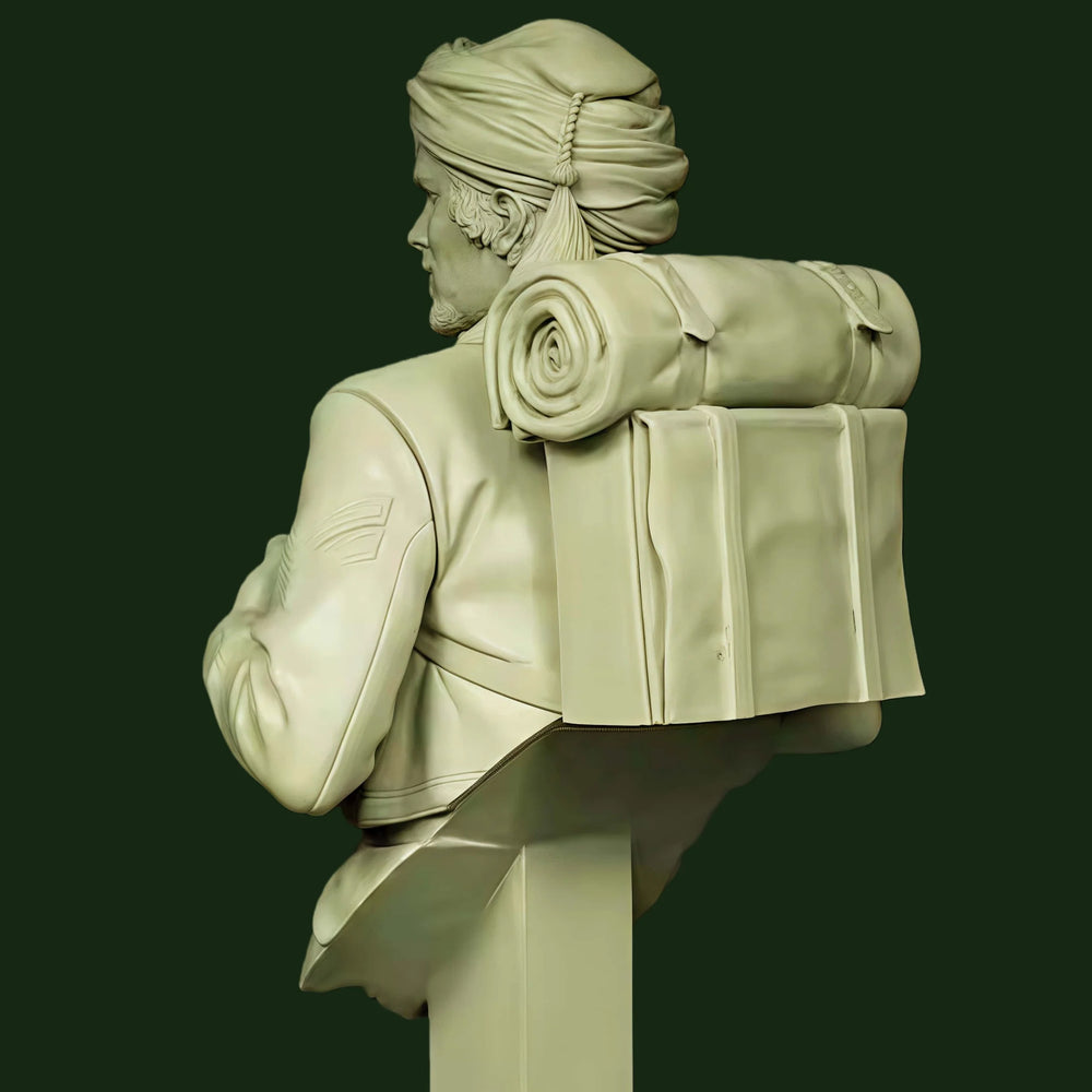 1/12 Medieval Fantasy Warriors, 3 Figures, Resin Model Bust Kit, Unassembled and Unpainted