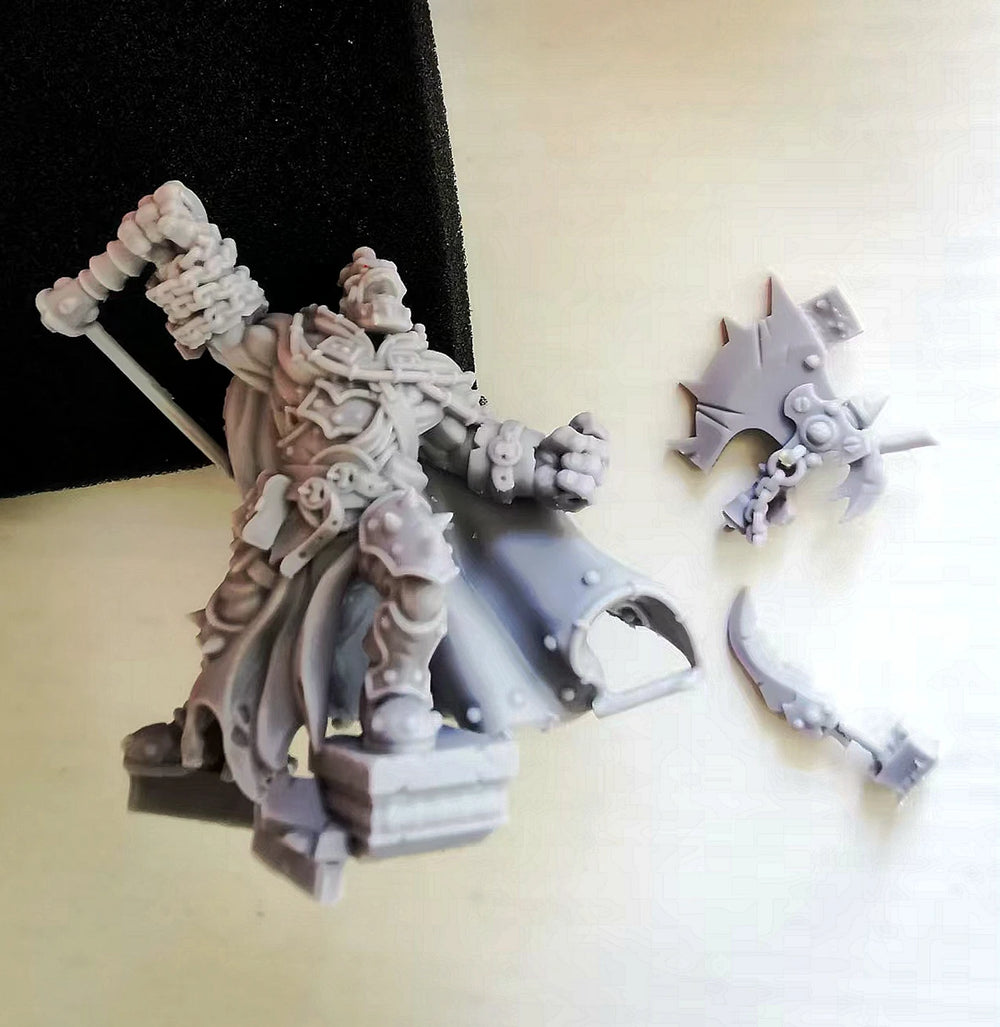 28mm Warmachine Greygore Boomhowler, Resin Model Figure Kit, Fantasy Theme, Unassembled and Unpainted