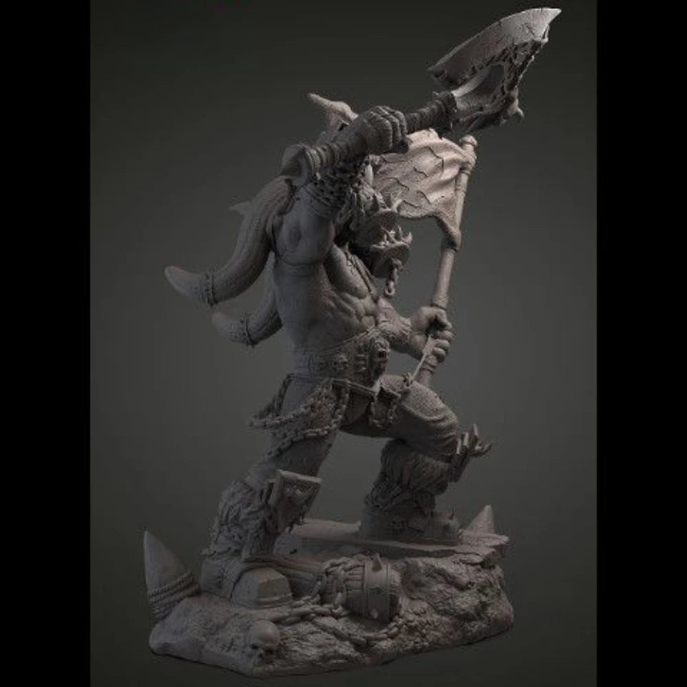 Dark Fantasy Hell Demon, Resin Model Figure Kit, Fantasy Theme, Unassembled and Unpainted
