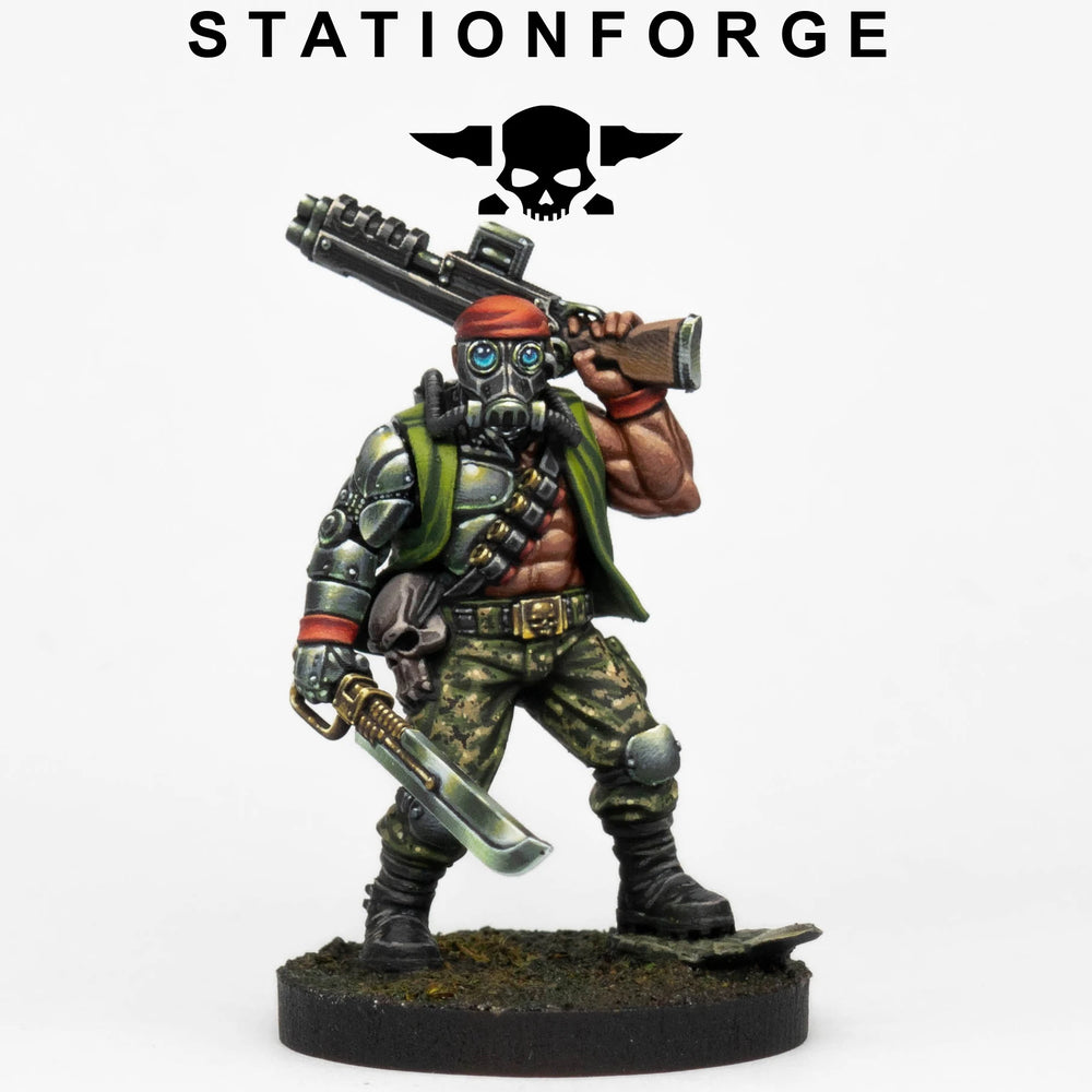 25mm Plasma Soldier, Resin Model Figure Kit, Fantasy Theme, Unassembled and Unpainted
