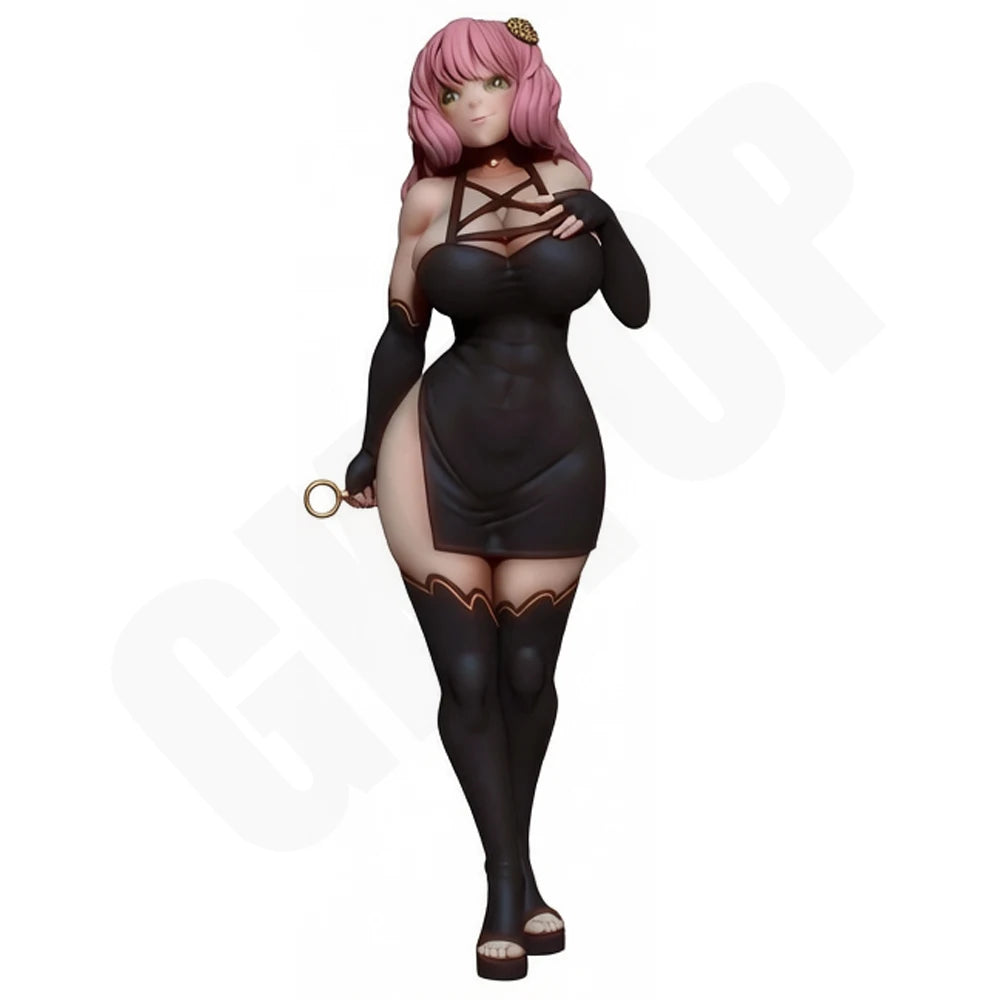 1/24 Cat Ear Anime Girl, Resin Model Figure Kit, Anime Theme, Unassembled and Unpainted