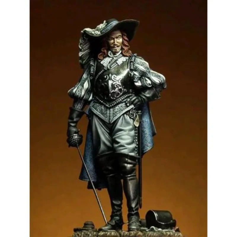 1/24 Napoleonic Spanish Officer, Resin Model Figure Kit, Unassembled and Unpainted