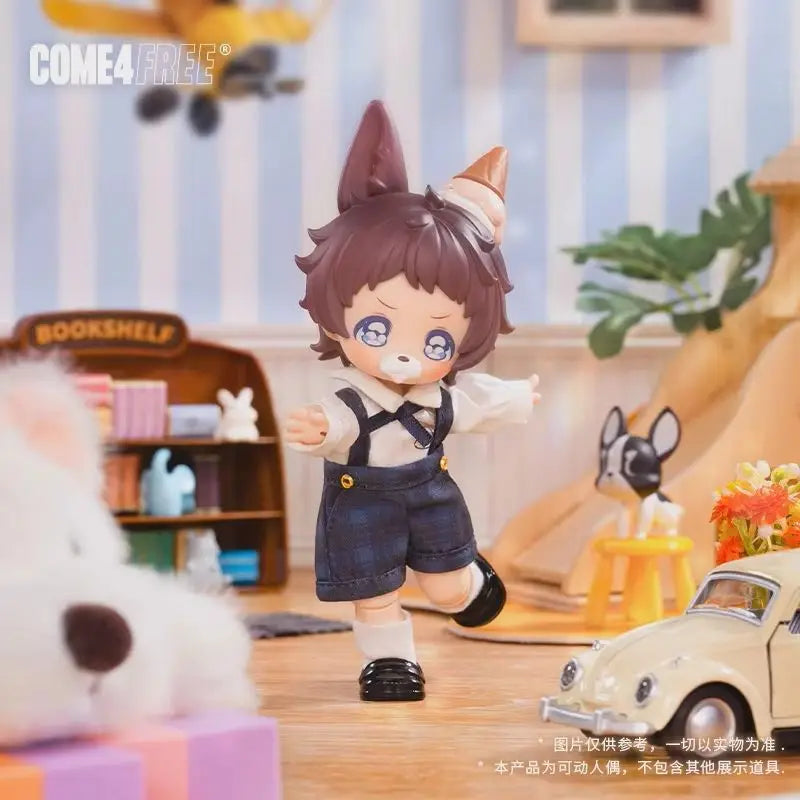 1/12 Chibi Dessert Series Blind Box, Resin Model Figure Kit, Anime Theme, Unassembled and Unpainted