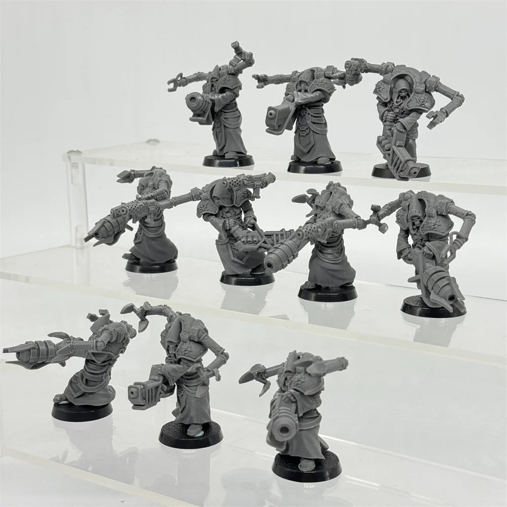 Scavenger Volatiles, 10 Figures, Resin Model Figure Kit, Sci-Fi Theme, Unassembled and Unpainted