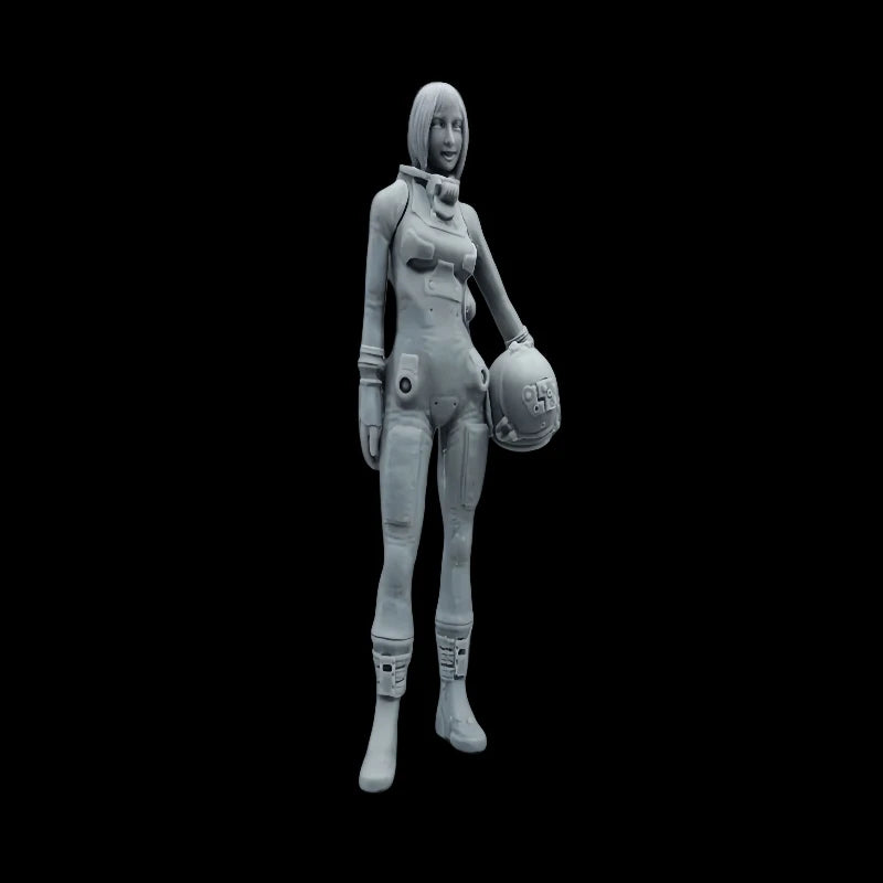 1/20 Astronaut in Spacesuit, Resin Model Figure Kit, Sci-Fi Theme, Unassembled and Unpainted