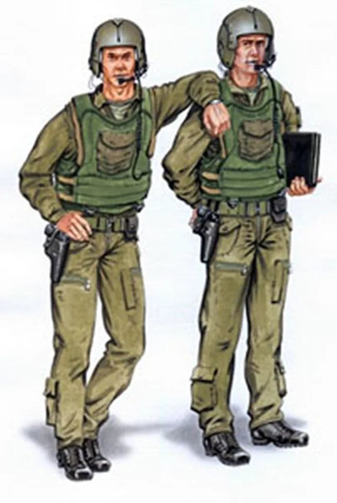 1/48 Modern Soldiers, 2 Figures, Resin Model Figure Kit, Unassembled and Unpainted