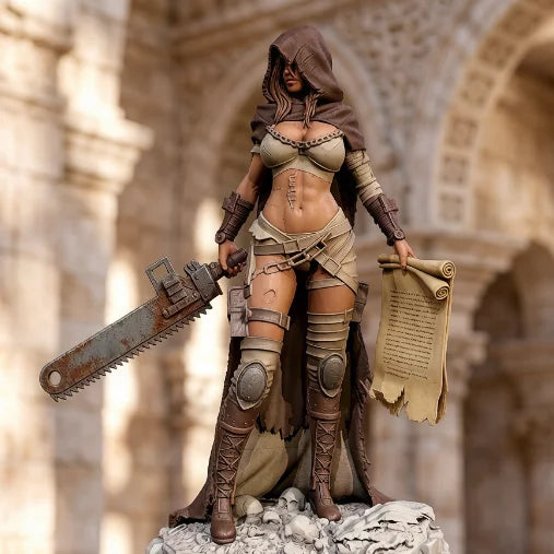 38mm Tactical Warrior, Resin Model Figure Kit, Sci-Fi Theme, Unassembled and Unpainted