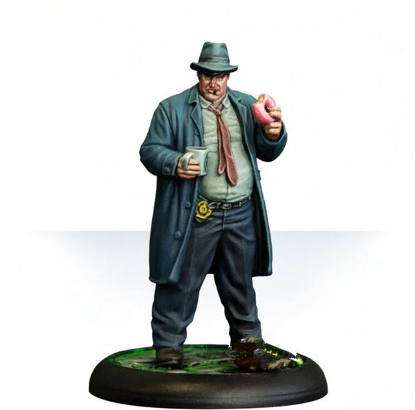 WWII German Officer Pointing with Cigar, Resin Model Figure Kit, Unassembled and Unpainted