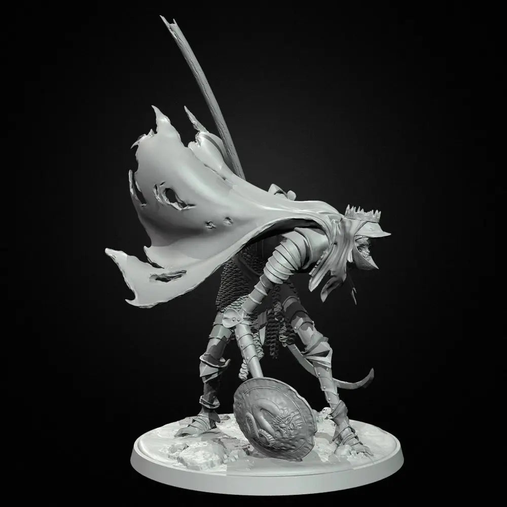75mm Demonic Dragon, Resin Model Figure Kit, Fantasy Theme, Unassembled and Unpainted