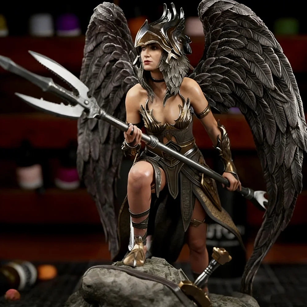 150mm Alwina Half-Bird Angel, Resin Model Figure Kit, Fantasy Theme, Unassembled and Unpainted