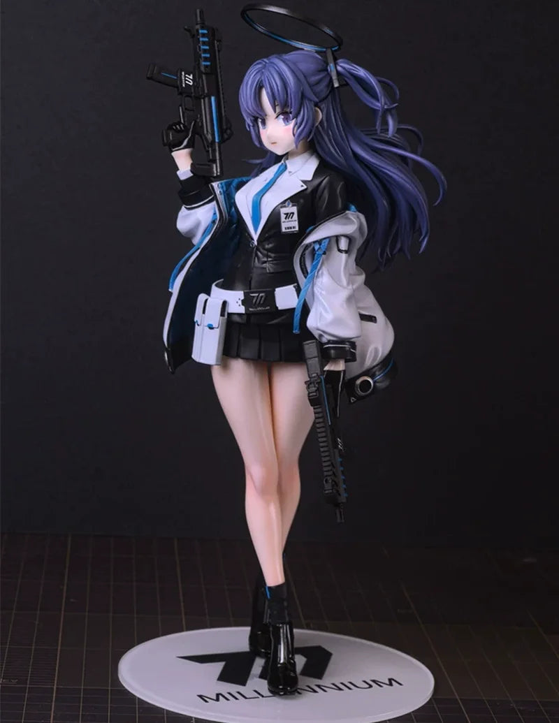 1/7 Modern Blue Archive Hayase Yuuka, Resin Model Figure Kit, Unassembled and Unpainted