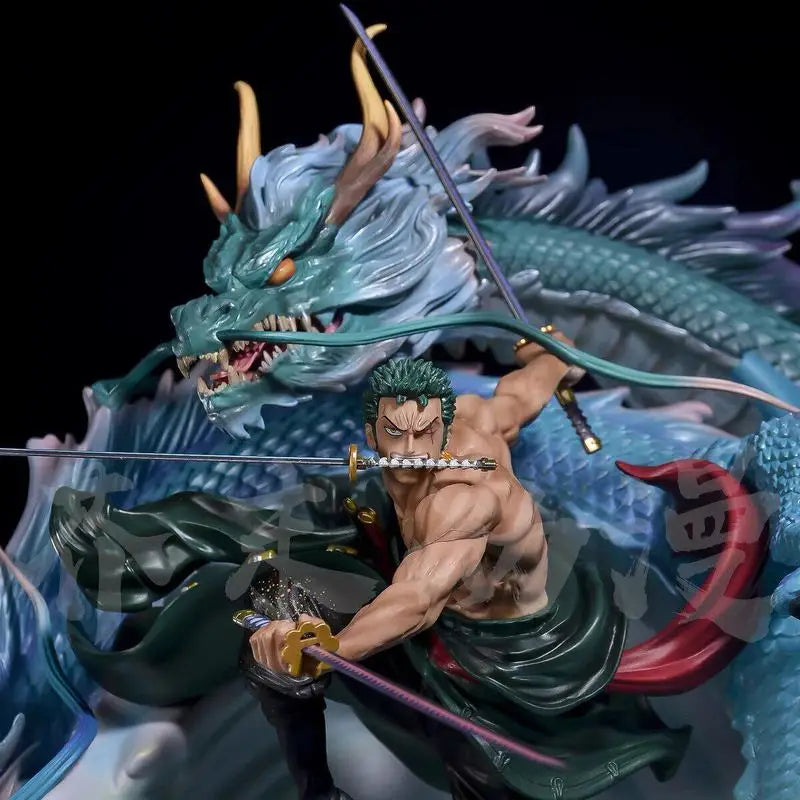 Three-Headed Dragon, Resin Model Figure Kit, Fantasy Theme, Unassembled and Unpainted