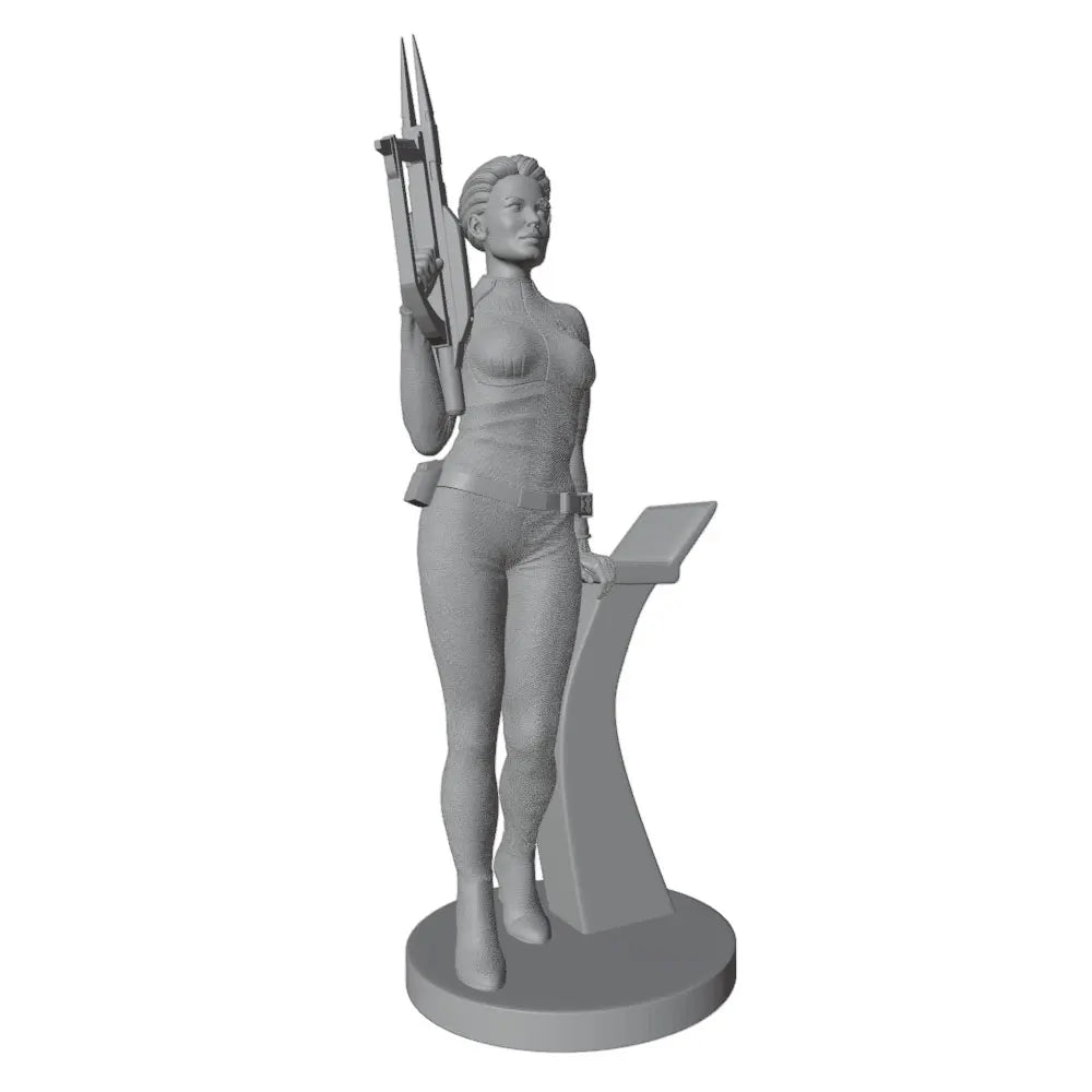 75mm Tactical Warrior, Resin Model Figure Kit, Unassembled and Unpainted