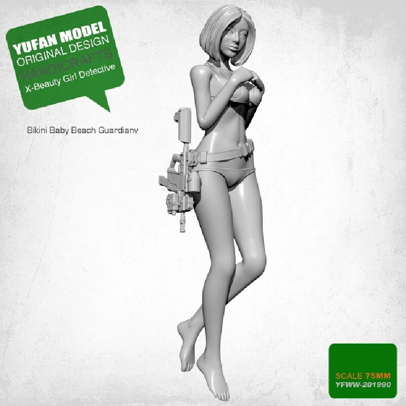 75mm Detective Series, Resin Model Figure Kit, Unassembled and Unpainted