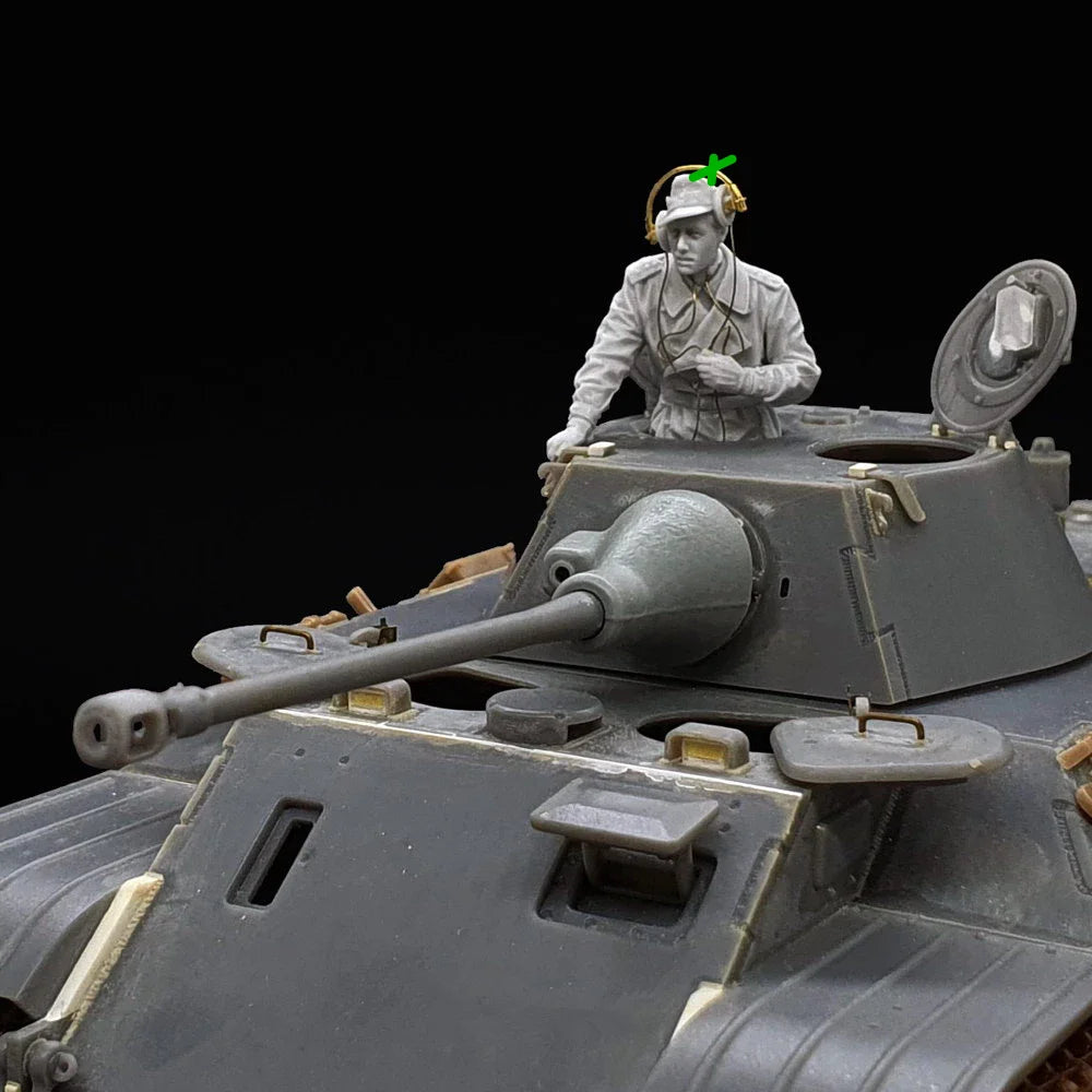 WWII German Tank Crew Figure — 1/35 Resin Figure