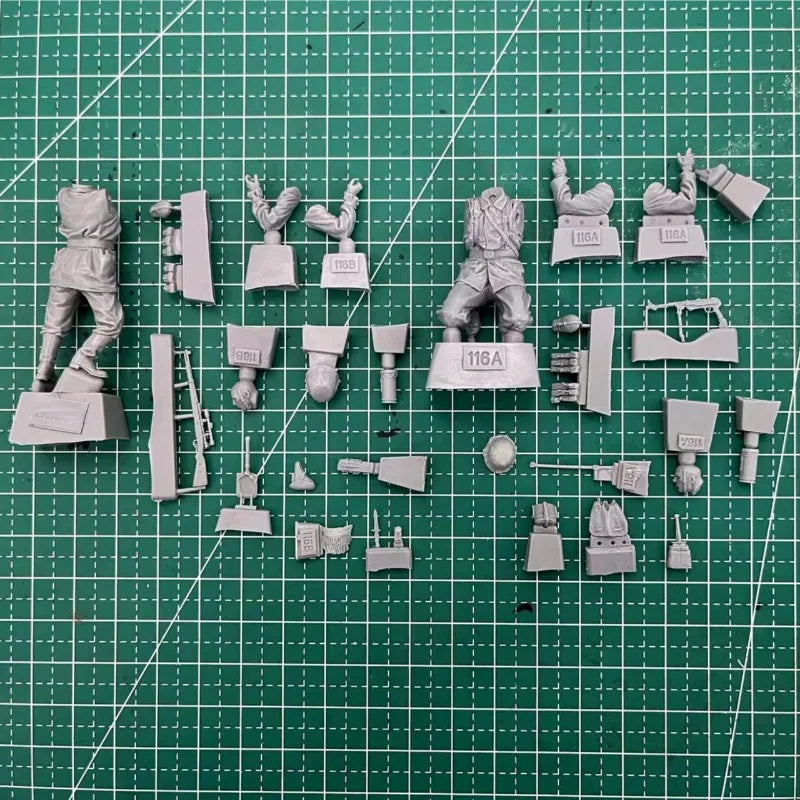 1/35 WWI Sniper Team, 2 Figures, Resin Model Figure Kit, Unassembled and Unpainted