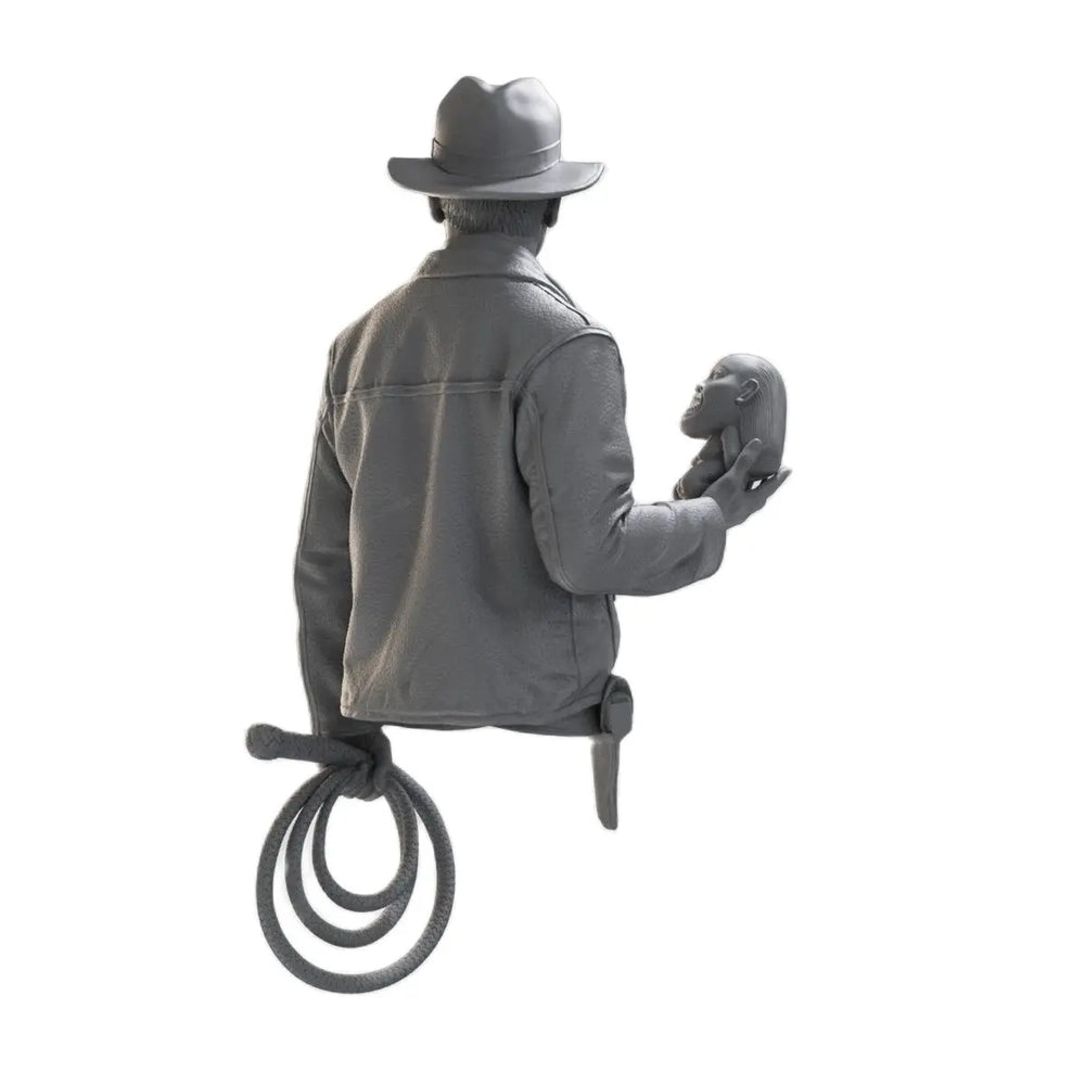 1/10 Indiana Jones, 2 Figures, Resin Model Bust Kit, Historical Theme, Unassembled and Unpainted
