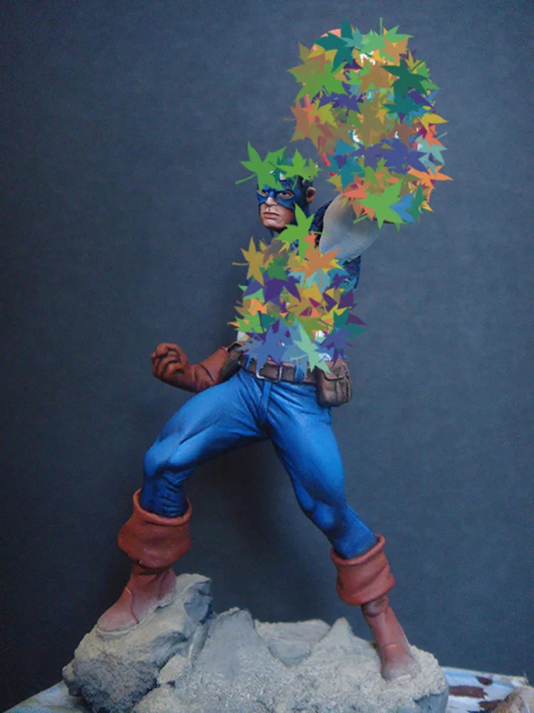 1/24 Warrior, Resin Model Figure Kit, Fantasy Theme, Unassembled and Unpainted