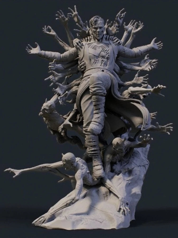 180mm Death Zombie, Resin Model Figure Kit, Fantasy Theme, Unassembled and Unpainted