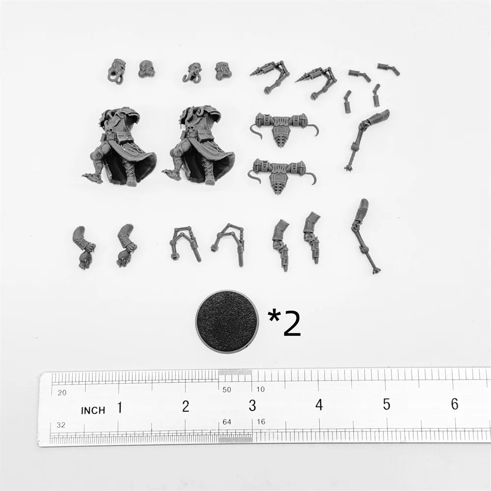 Cyborg Warrior, Resin Model Figure Kit, Sci-Fi Theme, Unassembled and Unpainted