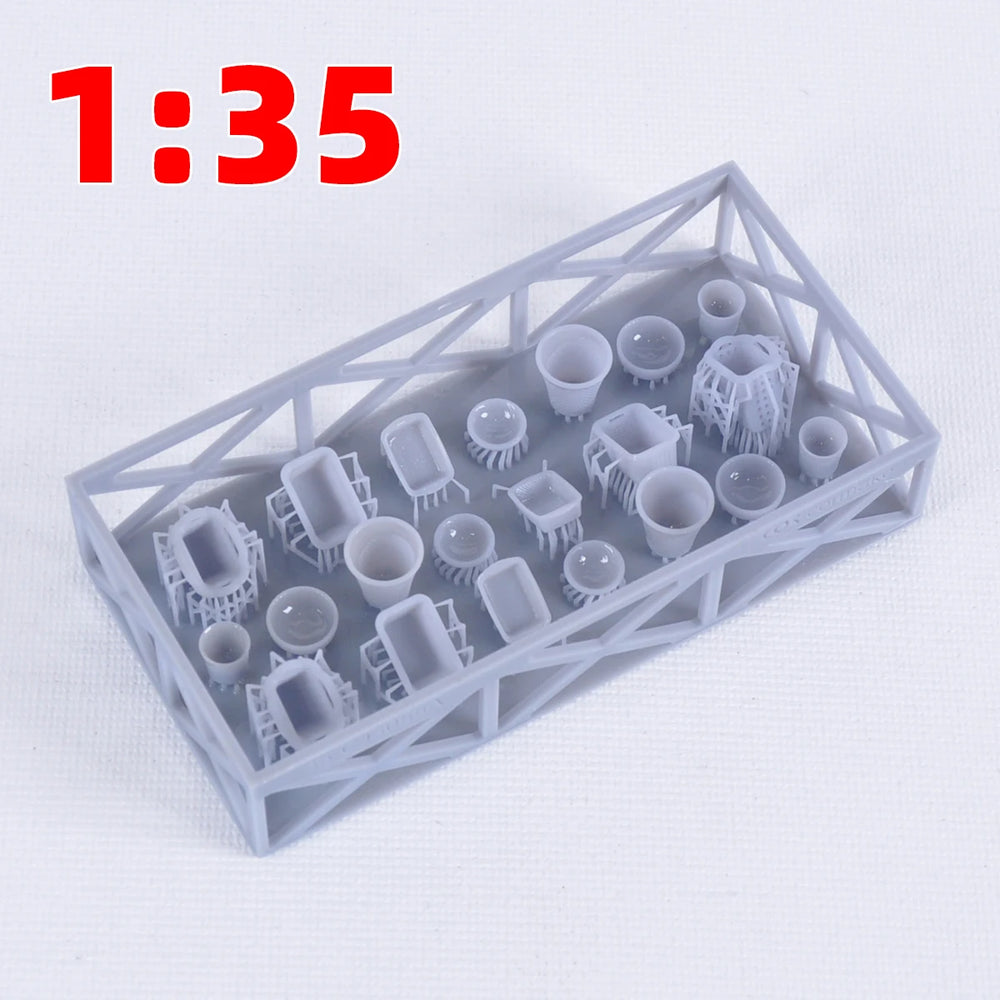 1/35 Household Scatter, Resin Model Diorama Kit, Historical Theme, Unassembled and Unpainted