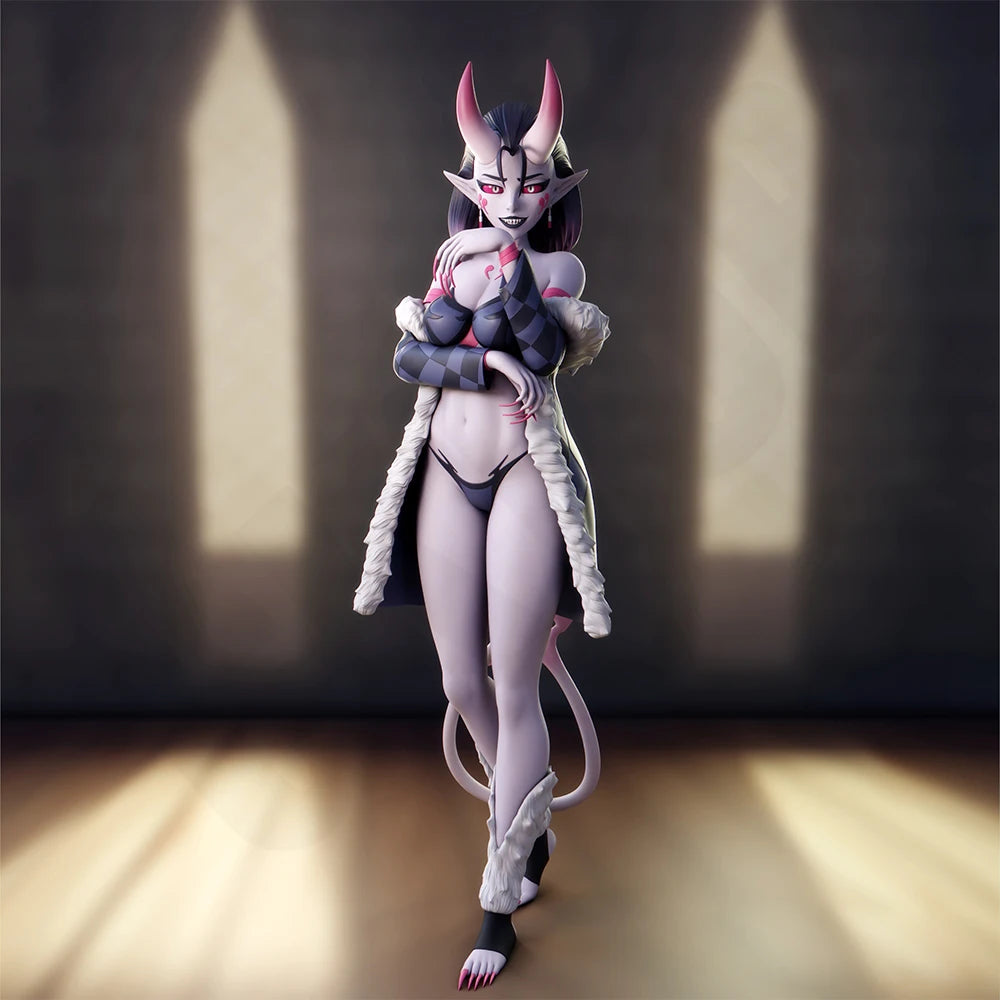 1/24 Demonic Female, Resin Model Figure Kit, Unassembled and Unpainted