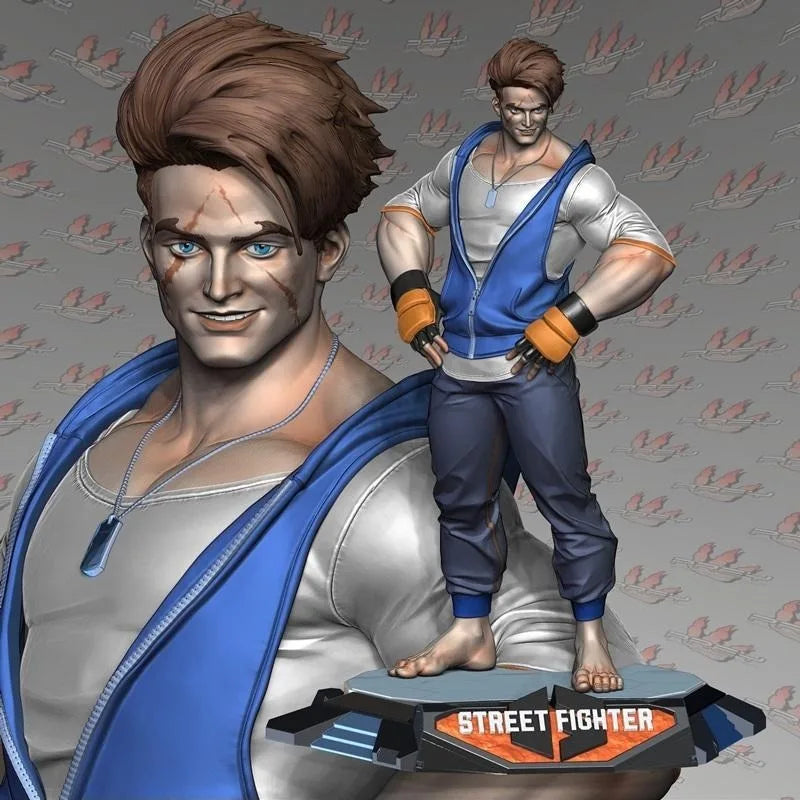 1/24 Martial Artist Fighter, Resin Model Figure Kit, Anime Theme, Unassembled and Unpainted