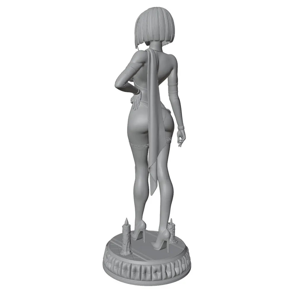 1/24 Blonde Female, Resin Model Figure Kit, Unassembled and Unpainted