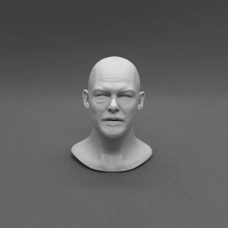 1/6 American TV Actors, Resin Model Bust Kit, Historical Theme, Unassembled and Unpainted