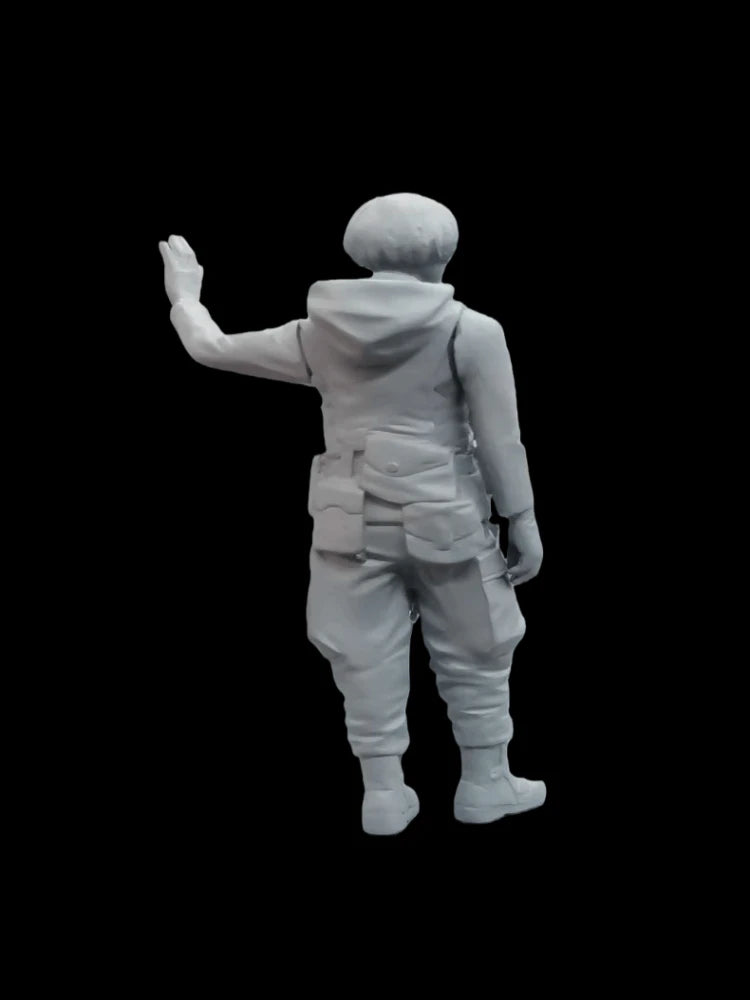 1/20 Modern Female Military Officer, Resin Model Figure Kit, Unassembled and Unpainted