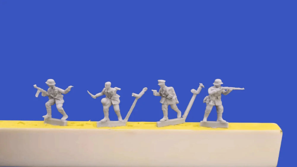 1/72 Modern Special Forces 4-Person Tactical Team, 4 Figures, Resin Model Figure Kit, Unassembled and Unpainted