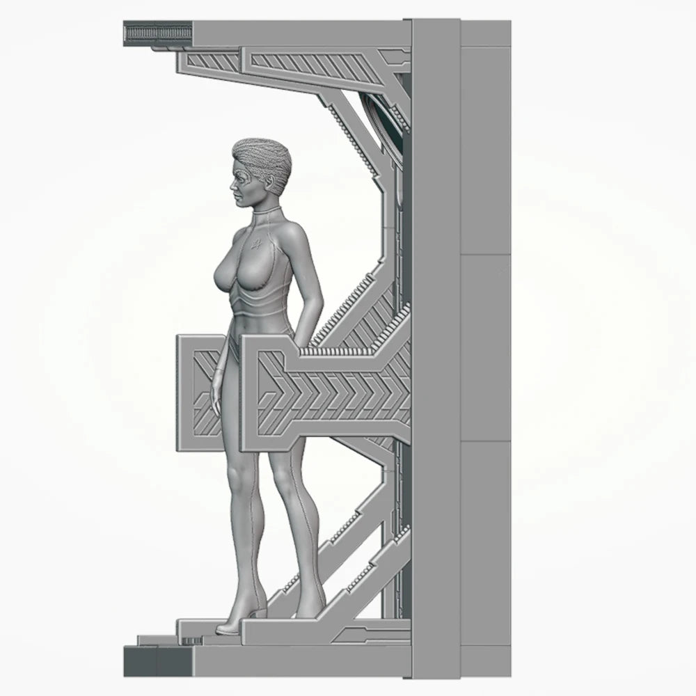 1/24 Tech Core Agent, Resin Model Figure Kit, Unassembled and Unpainted