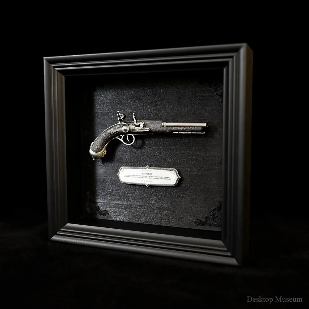 European Flintlock Pistol, Resin Model Accessory Kit, Military Theme, Unpainted