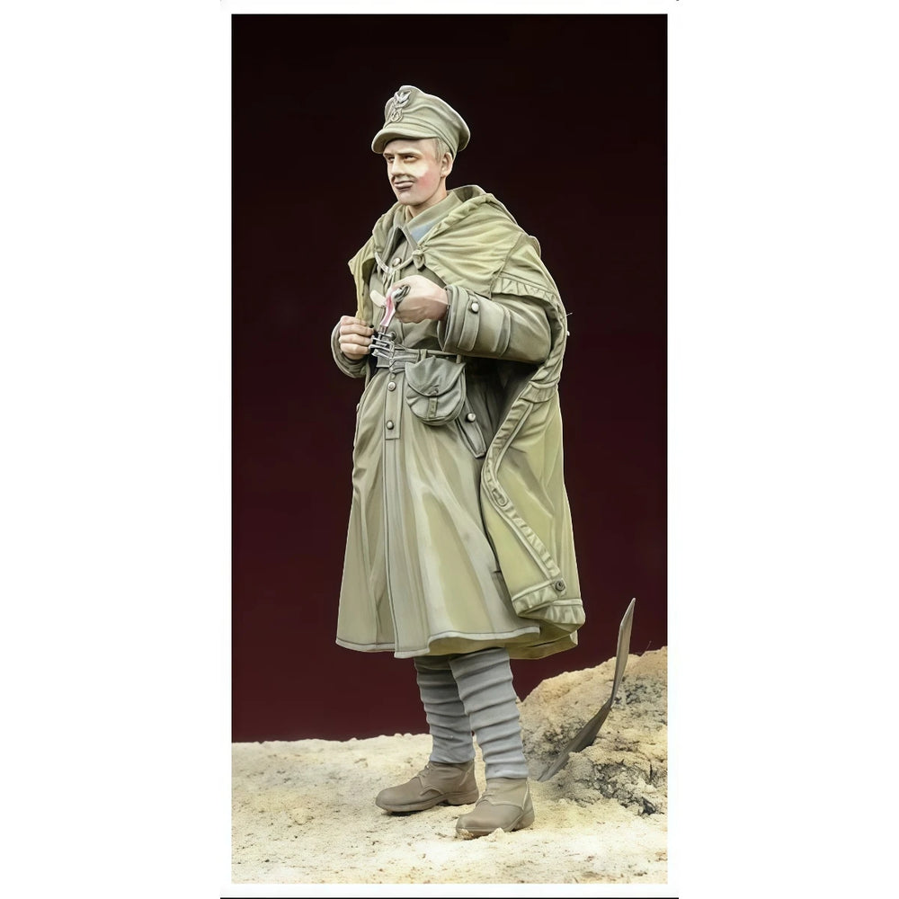 1/35 WWI Polish Light Infantry, Resin Model Figure Kit, Unassembled and Unpainted