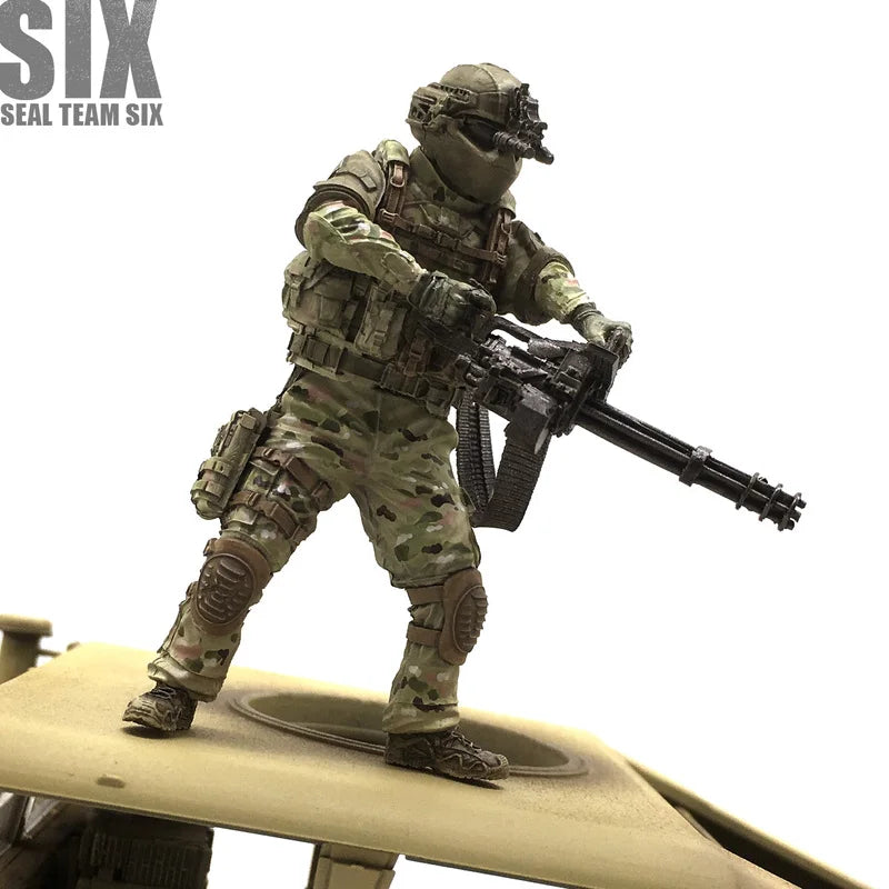 1/35 Modern Navy SEAL, 4 Figures, Resin Model Figure Kit, Unassembled and Unpainted