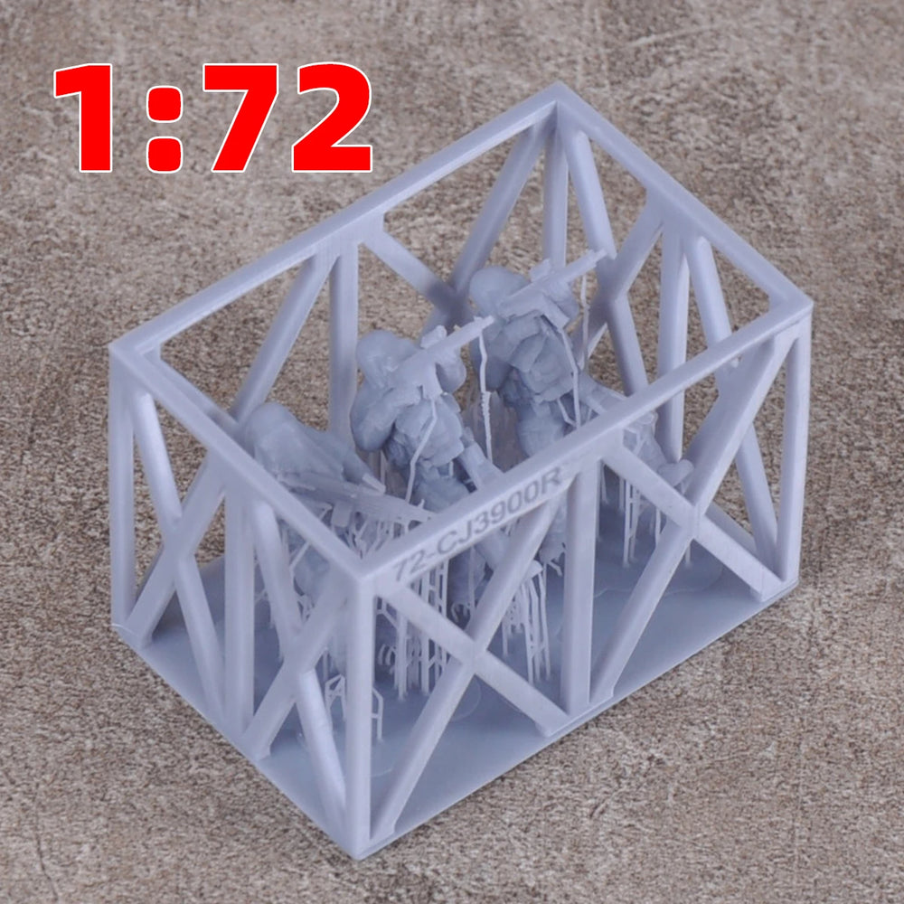 1/72 Modern US Special Forces, 12 Figures, Resin Model Figure Kit, Unassembled and Unpainted