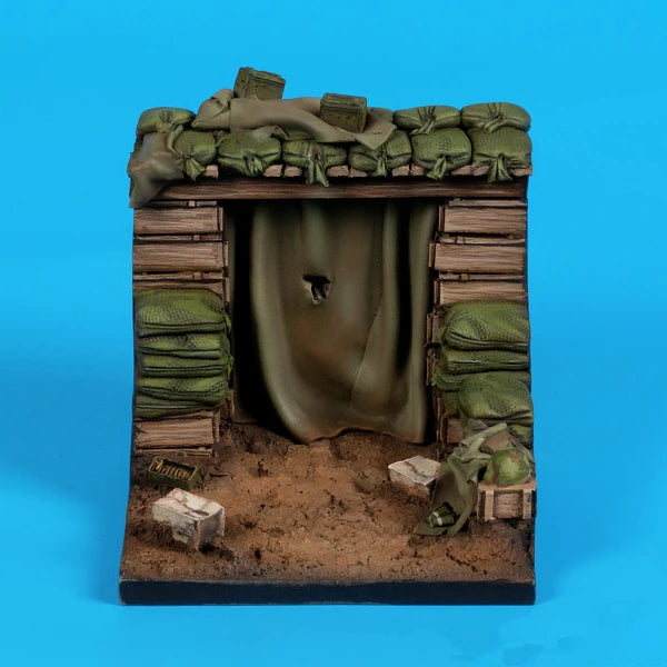 Vietnam War Bunker Fortification, Resin Model Terrain Kit, Unpainted