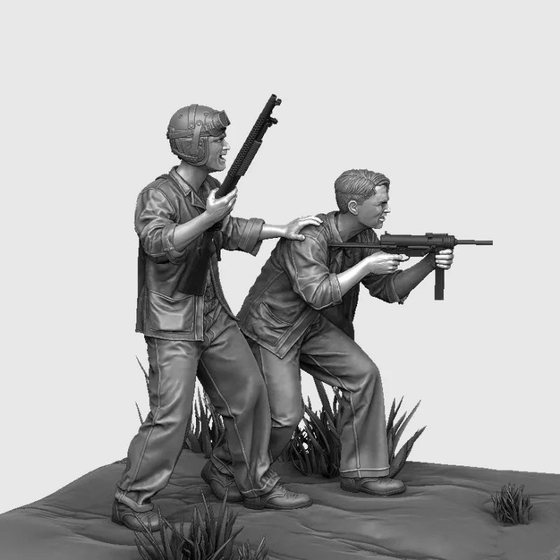 1/35 Modern USMC Close Combat Team, 6 Figures, Resin Model Figure Kit, Unassembled and Unpainted