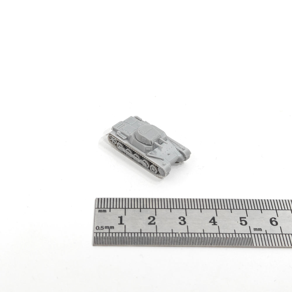 1/144 WWII Panzerkampfwagen I Ausf.B, Resin Model Vehicle Kit, Unassembled and Unpainted