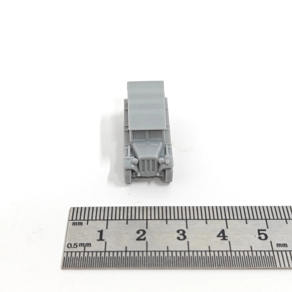 1/144 WWII Sd.Kfz.10 Gepanzerte Armored Half-Track, Resin Model Vehicle Kit, Unassembled and Unpainted