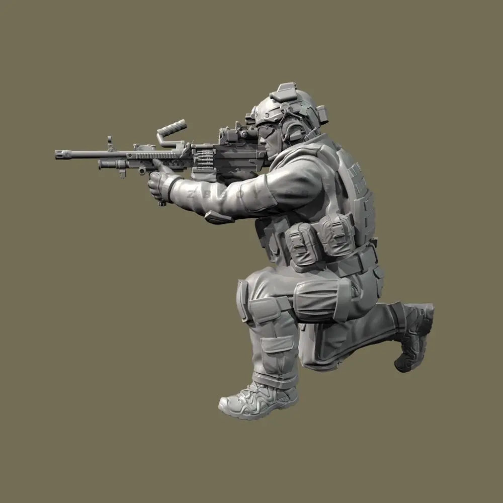 50mm Modern Special Forces Anti-armor Operator, Resin Model Figure Kit, Unassembled and Unpainted