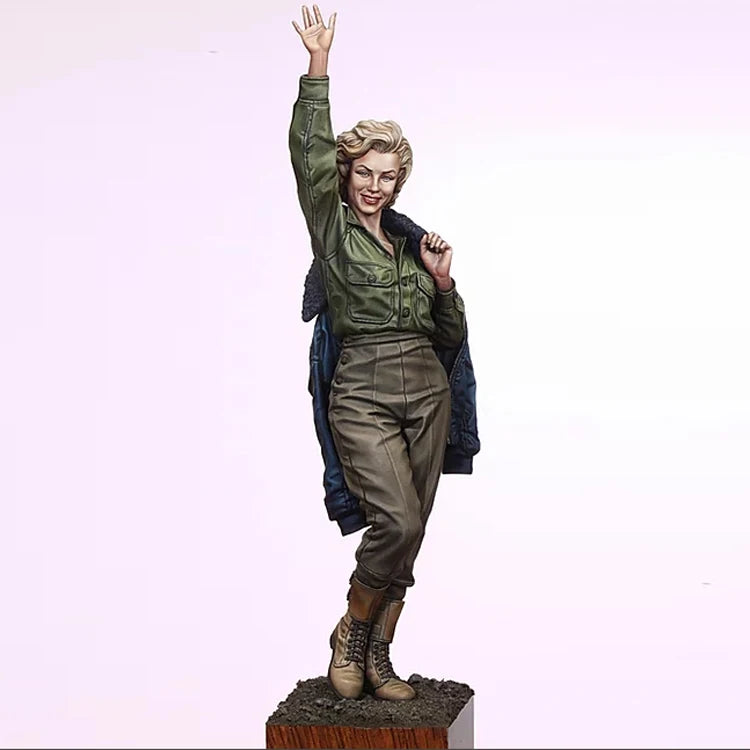 1/16 Cold War 1950s American Military Pilot, Resin Model Figure Kit, Unassembled and Unpainted