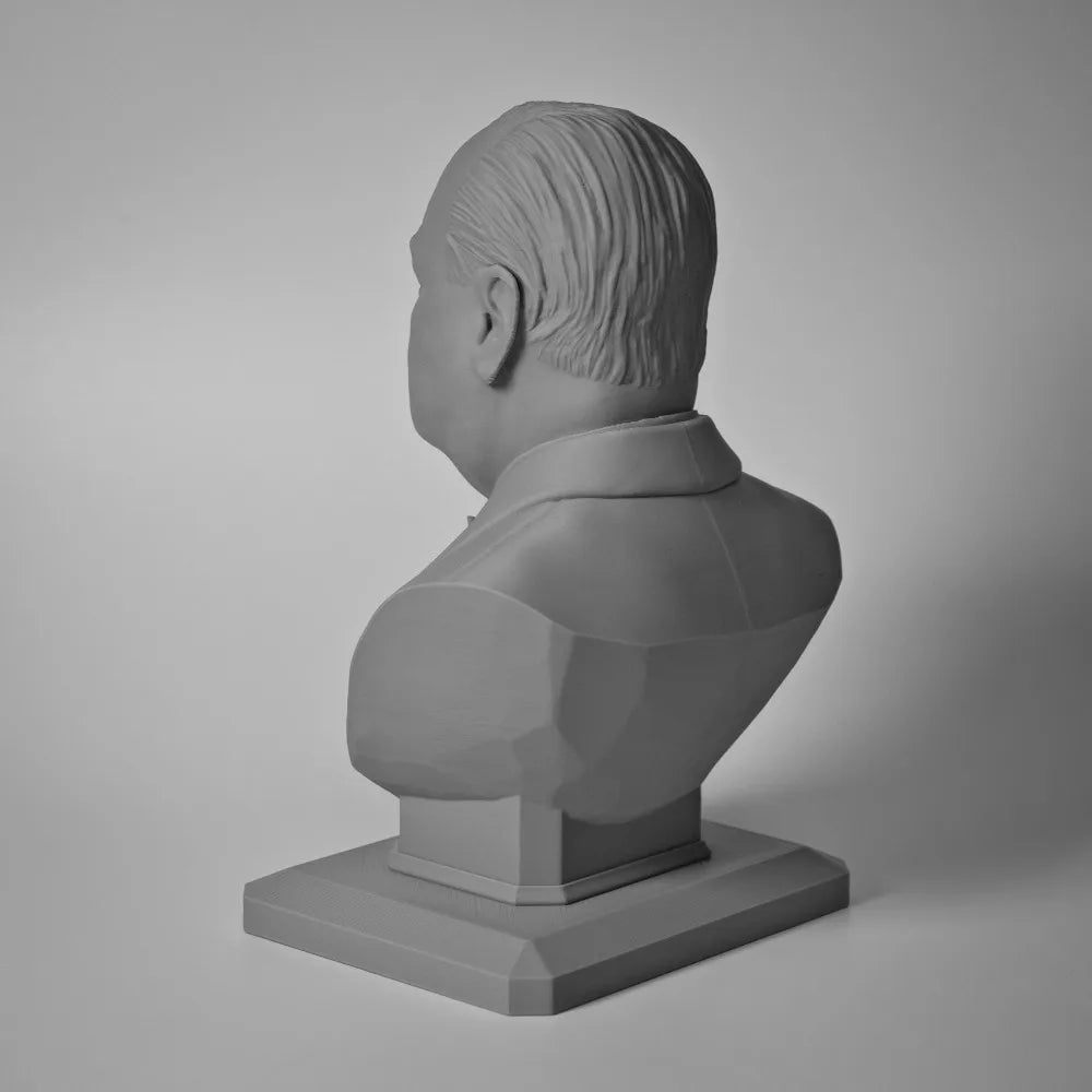 110mm WWII Churchill, Resin Model Bust Kit, Unassembled and Unpainted