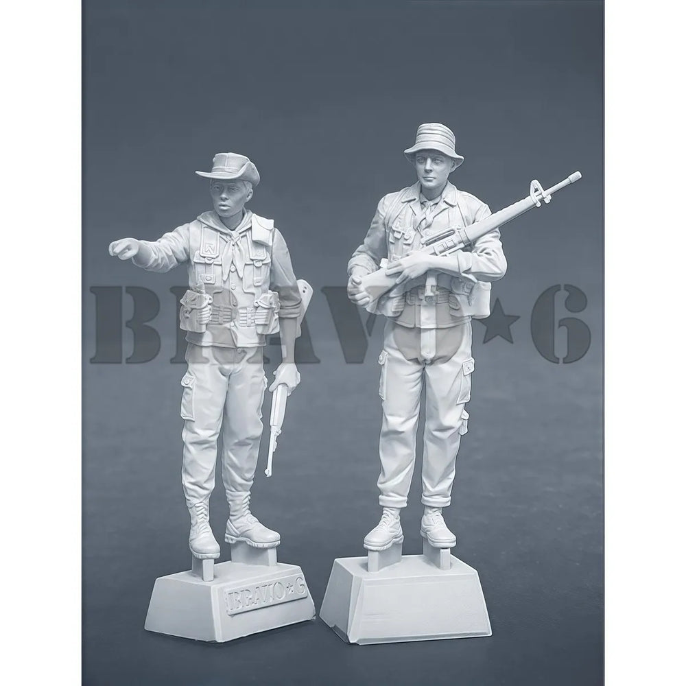 1/35 Vietnam War US Special Forces, 2 Figures, Resin Model Figure Kit, Unassembled and Unpainted
