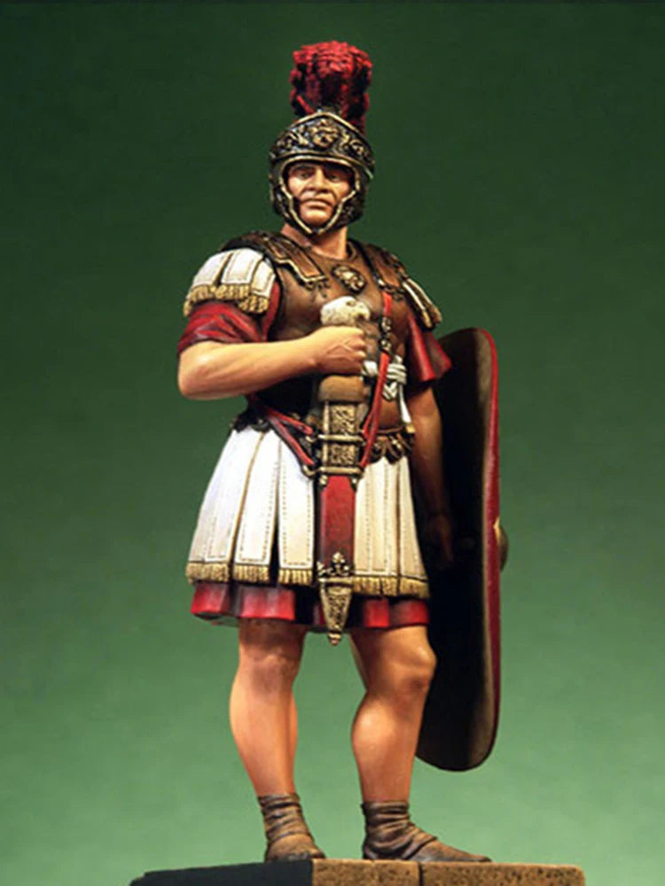 1/24 Ancient Roman Soldier, Resin Model Figure Kit, Unassembled and Unpainted