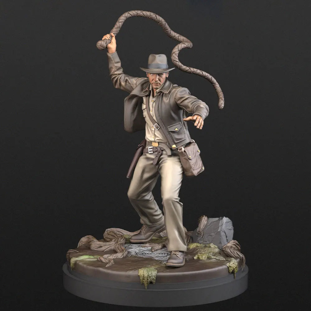 75mm American Civil War Western Cowboy, Resin Model Figure Kit, Unassembled and Unpainted