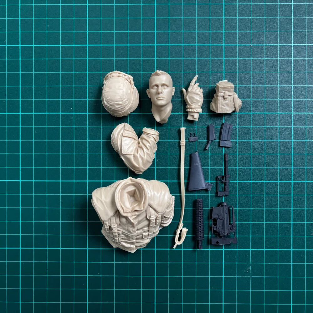 1/10 Modern US Marine Combat, Resin Model Bust Kit, Unassembled and Unpainted