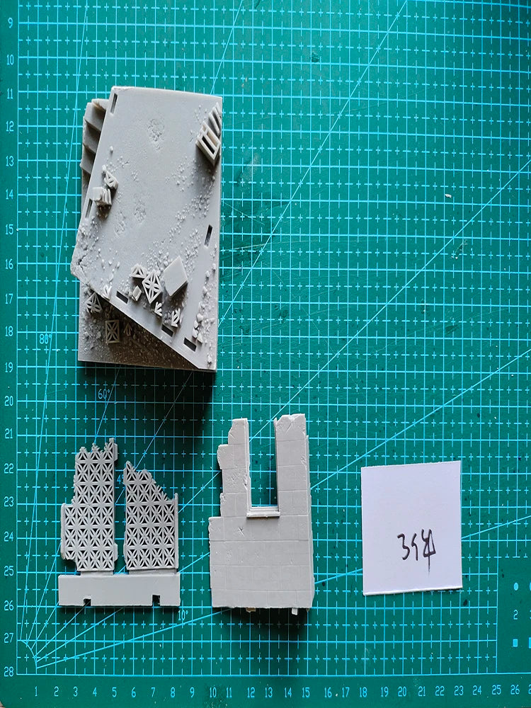 1/35 Modern Mid-Orient Ruins, Resin Model Terrain Kit, Unpainted