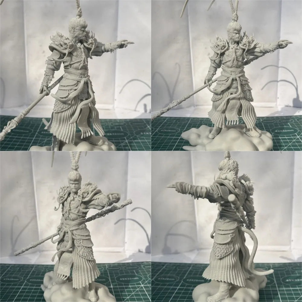 210mm Sun Wukong Monkey King, Resin Model Figure Kit, Mythology Theme, Unassembled and Unpainted