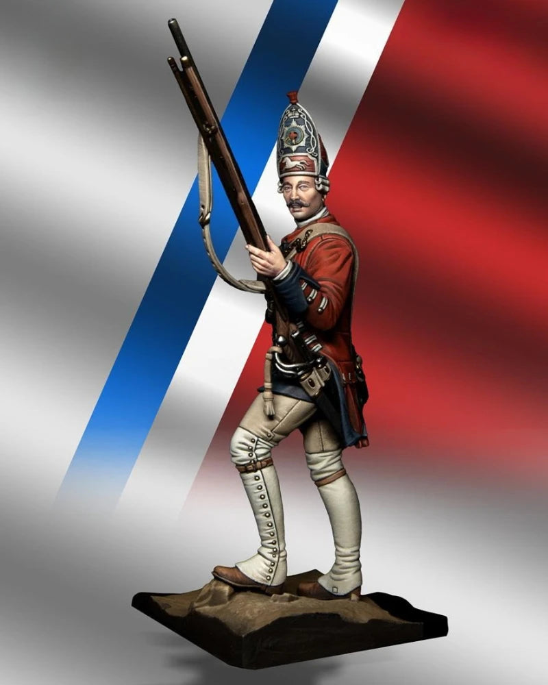1/24 Napoleonic French Grenadier, Resin Model Figure Kit, Unassembled and Unpainted